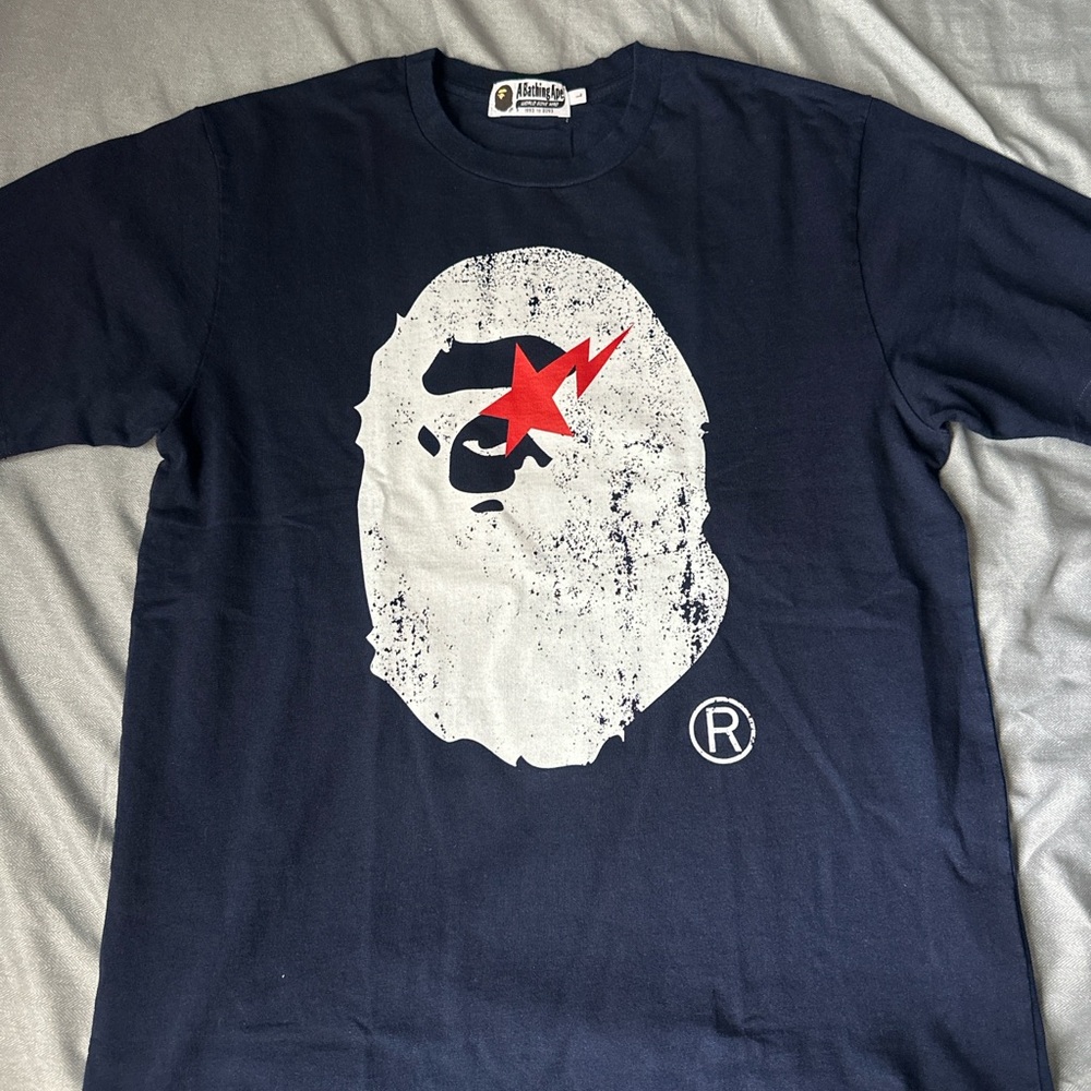 Bape T shirt Indigo